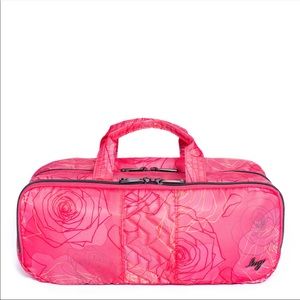 Lug Flatbed Slim Cosmetic Case in Serenity Rose - New With Tags!